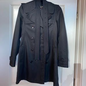 Black Burberry Trench Coat